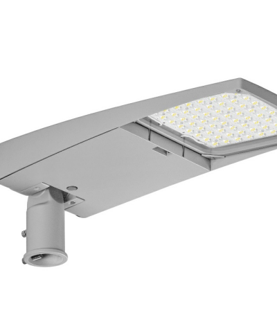 Lanterne LED routière TIARA XS 54W 3000°K 7275 lumens optique routière CL2 RAL9006 – LENA
