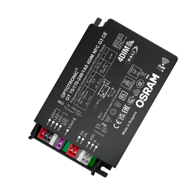 Driver LED PROG EP NFC DALI éclairage public 75W – 2 versions 4 DIM / DEXAL DALI 2 D4I – OSRAM