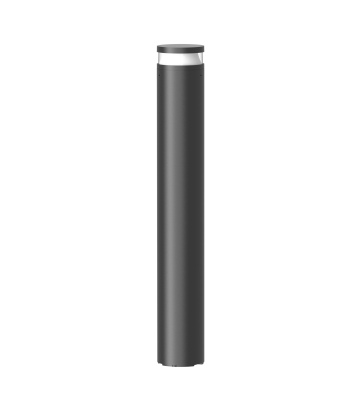 Borne LED jardin éclairage public 0,8m 3000°K – 2 optiques disponibles 360° / 180°